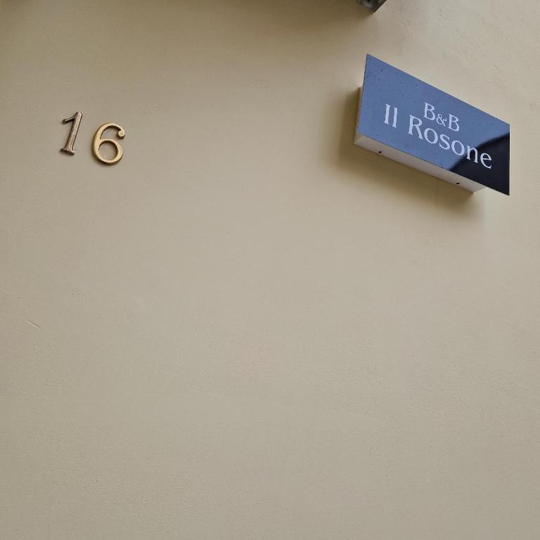 Certifikát, hodnocení, plakát nebo jiný dokument vystavený v ubytování B&B Il Rosone