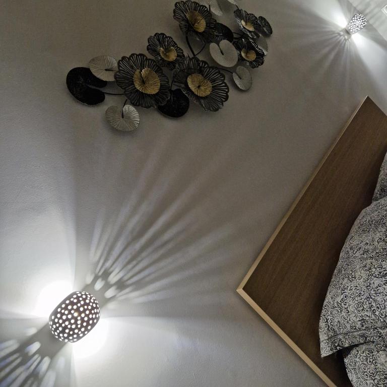 Postel nebo postele na pokoji v ubytování B&B Il Rosone