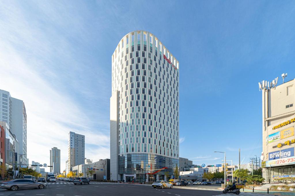 Nespecifikovaný výhled na destinaci Ulsan nebo výhled na město při pohledu z hotelu
