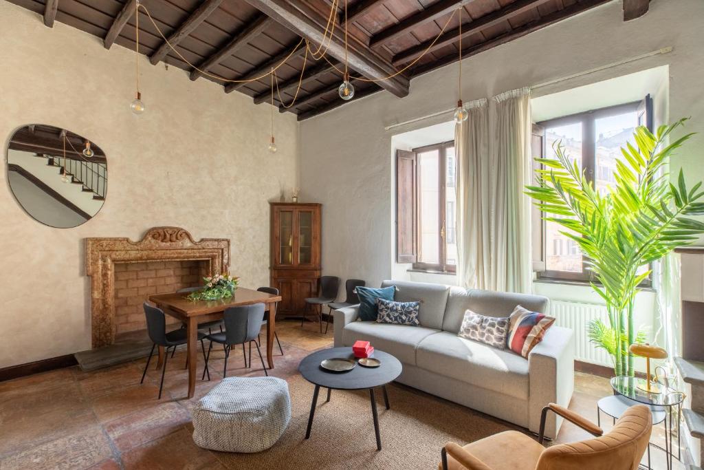 Część wypoczynkowa w obiekcie iFlat Lovely flat in Navona