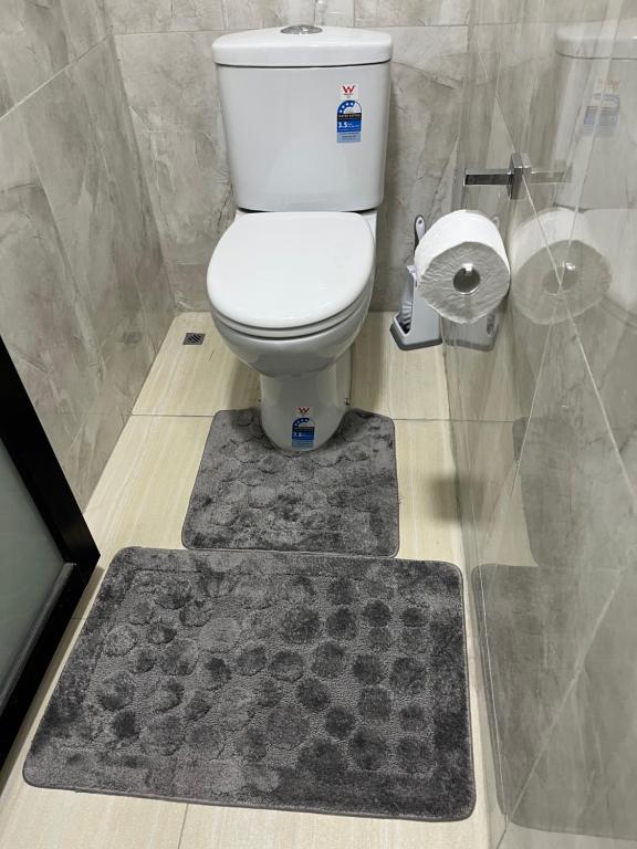 Koupelna v ubytování Bula Homestay
