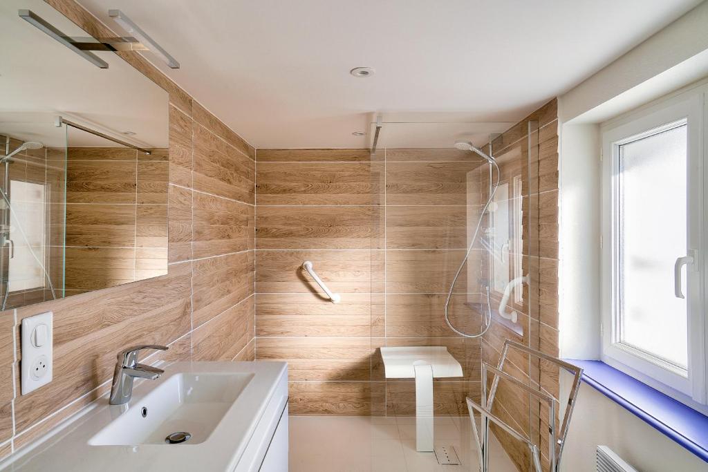 Kúpeľňa v ubytovaní Vacances en duo près de la mer
