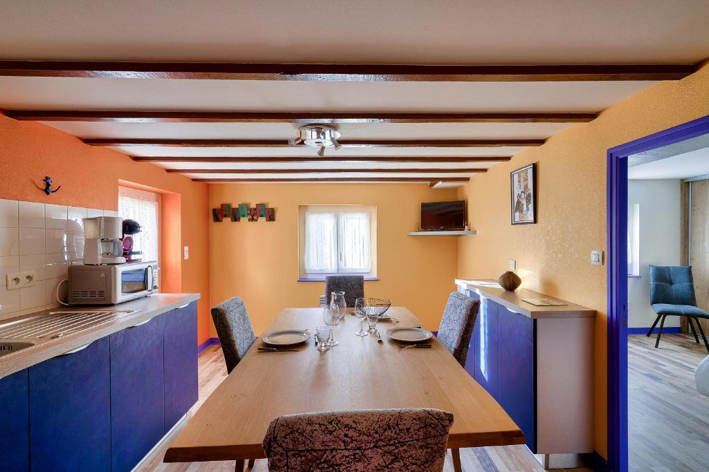 Kuchyňa alebo kuchynka v ubytovaní Vacances en duo près de la mer