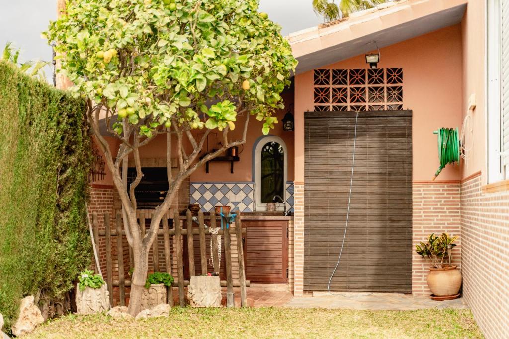 Ogród w obiekcie Villa estilo mediterránea con Piscina, Jardín, Bbq y Jacuzzi - VILLA BEL AIR REAL