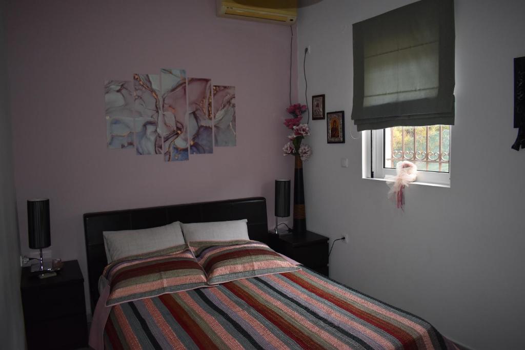 Postel nebo postele na pokoji v ubytování Prosili