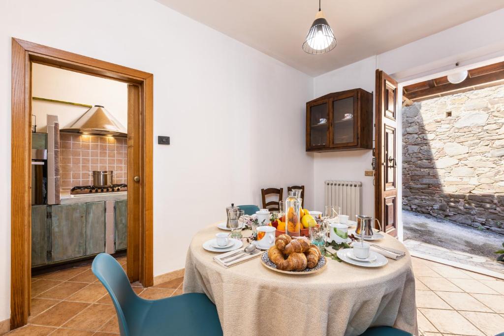 Kuchyň nebo kuchyňský kout v ubytování Agri Apartment La Terrazza La Ripadoro