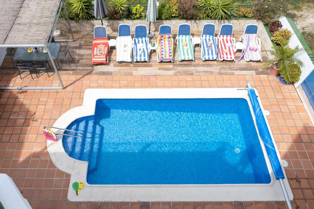 Basen w obiekcie Villa Miramar Burriana Beach 10 pax lub w pobliżu