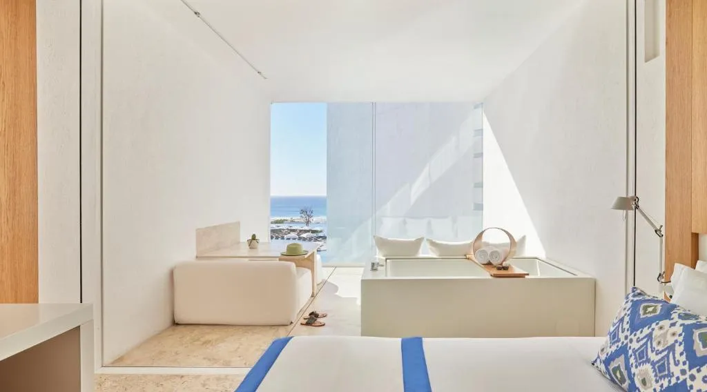 Partial Ocean View Two Double Beds