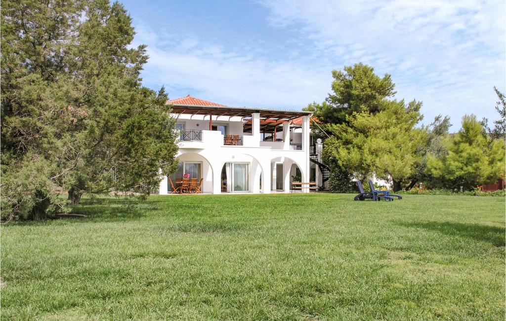 Vonkajšia záhrada v ubytovaní Soleiliosonne Haus Zeus