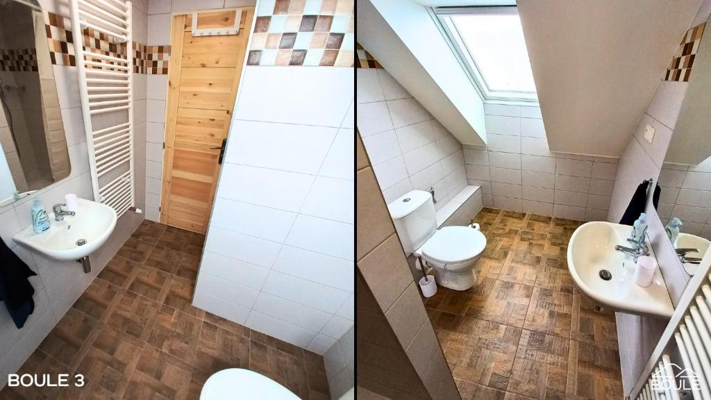 Phòng tắm tại Apartmány Boule