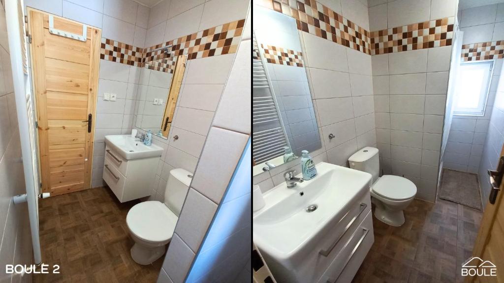 Phòng tắm tại Apartmány Boule