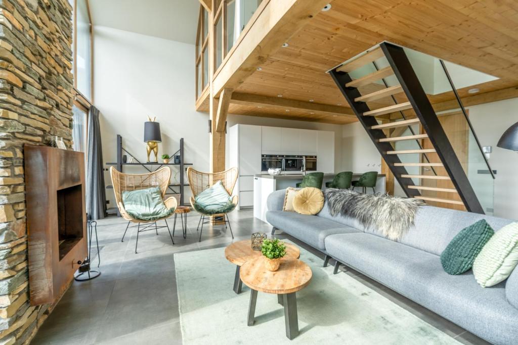 Posezení v ubytování Buytenplaats Villa 183