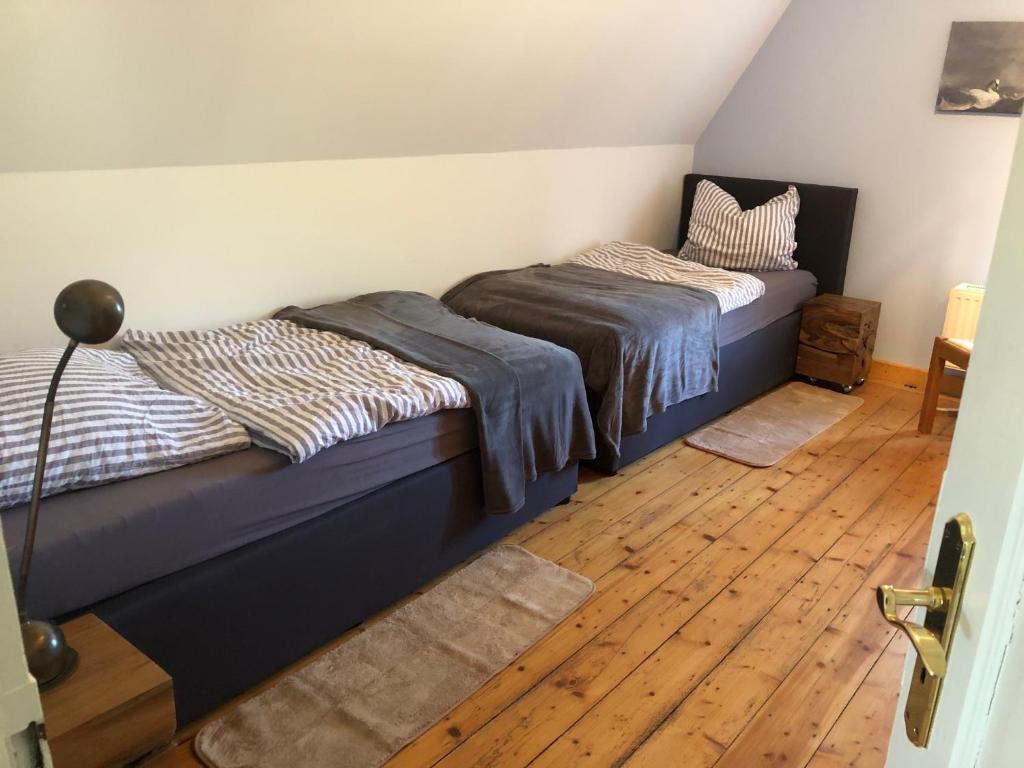 Haus Nummer 1, Moselblick tesisinde bir odada yatak veya yataklar
