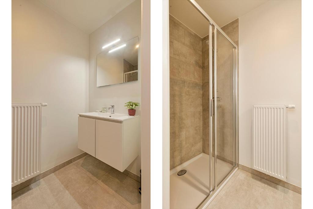 Koupelna v ubytování Flat Walnes