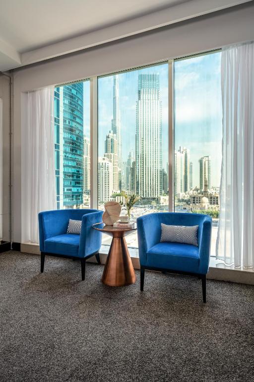 Pullman Dubai Downtown - 带有Burj Khalifa视图的高管双室