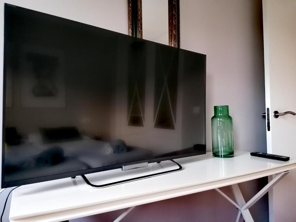 TV a/nebo společenská místnost v ubytování El Sumiciu