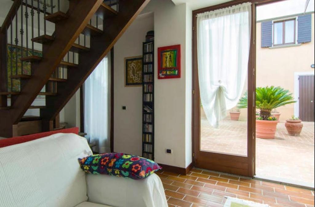 Posezení v ubytování Villa Conero