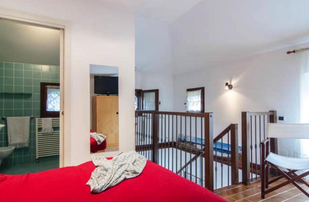 Postel nebo postele na pokoji v ubytování Villa Conero