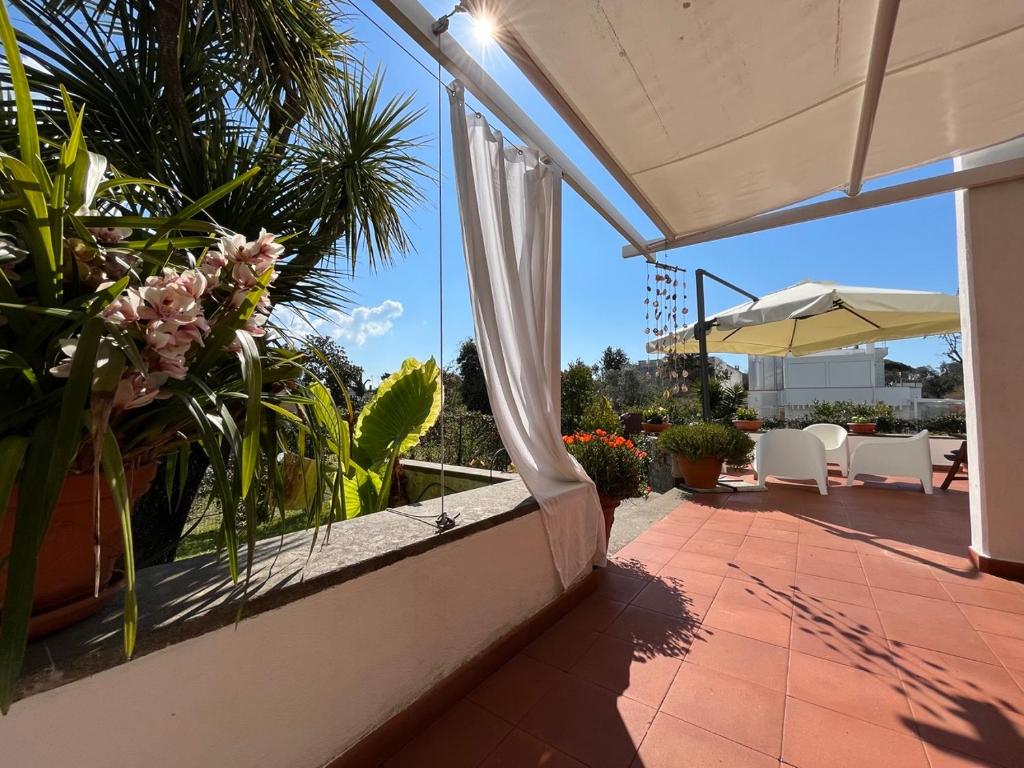 A balcony or terrace at Casa de la Luna