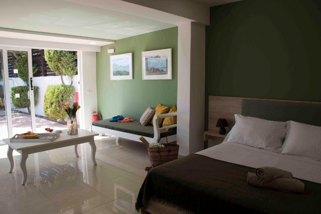 Posezení v ubytování Elounda Eleon Villas