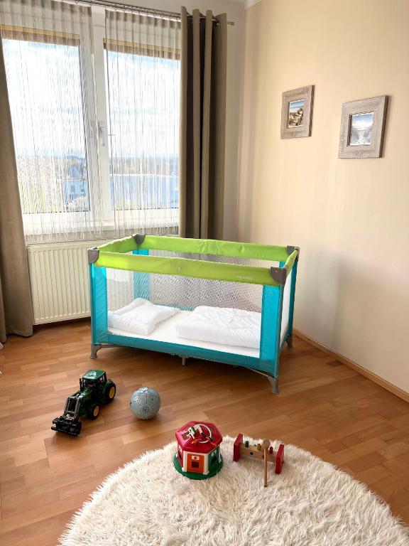 Postel nebo postele na pokoji v ubytování Haus Karner