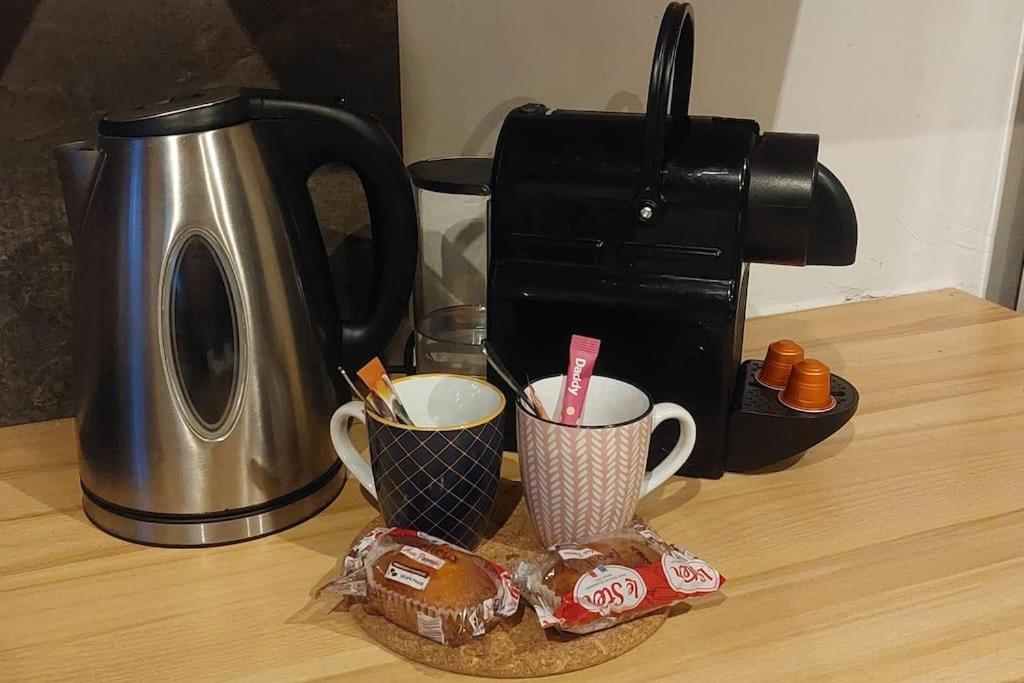 Set per la preparazione di tè e caffè presso Les Hauts de Sallanches
