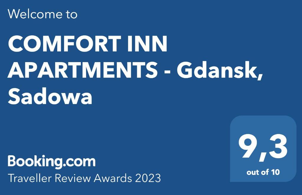 Certifikát, ocenenie alebo iný dokument vystavený v ubytovaní COMFORT INN APARTMENTS - Gdansk, Sadowa