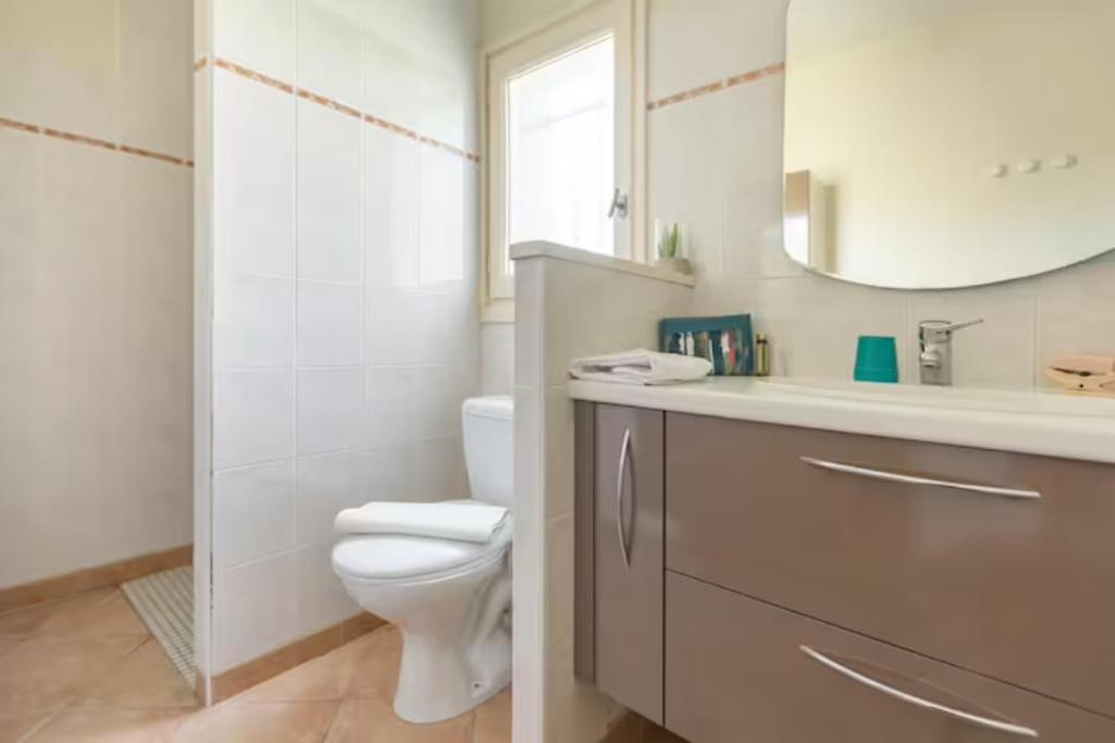 Koupelna v ubytování La Chambre Verte