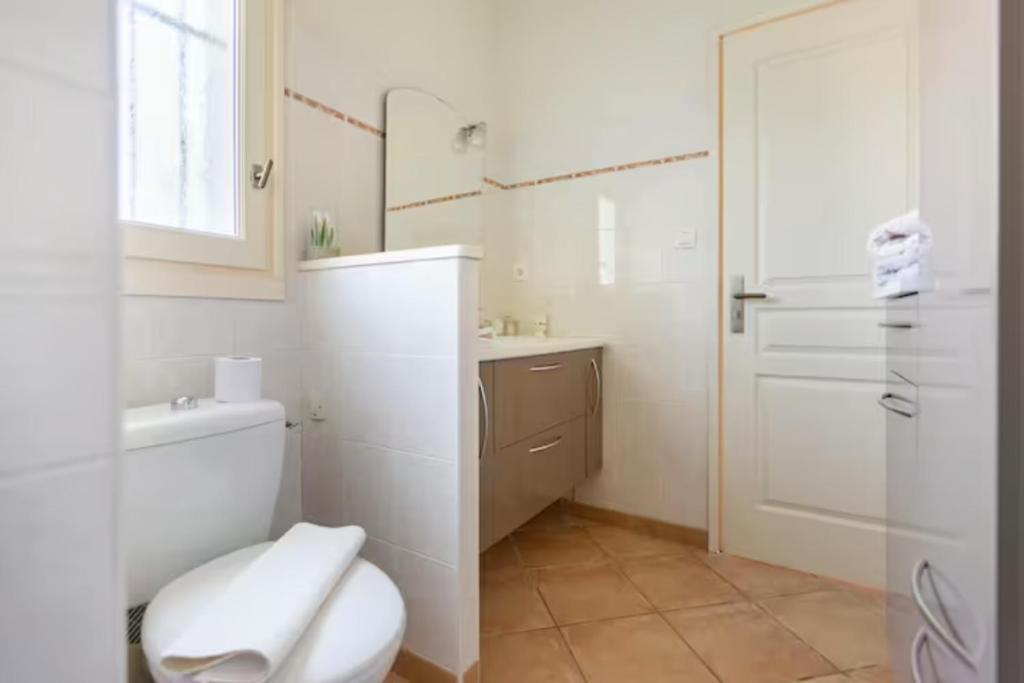 Koupelna v ubytování La Chambre Verte