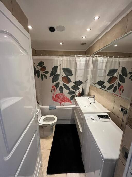Kúpeľňa v ubytovaní Apartment A/c - Fibra - SmartTv - modern