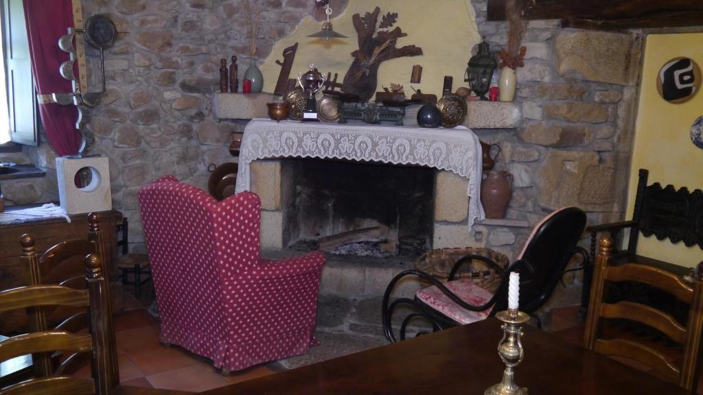 Posezení v ubytování Casa Rural Garro
