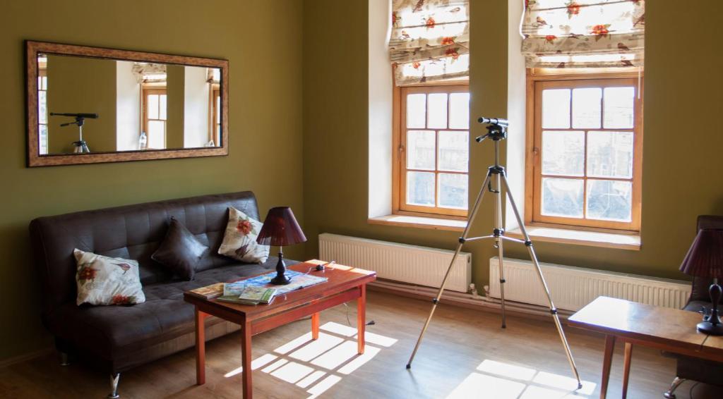 Posezení v ubytování Pushkin 10 Hostel