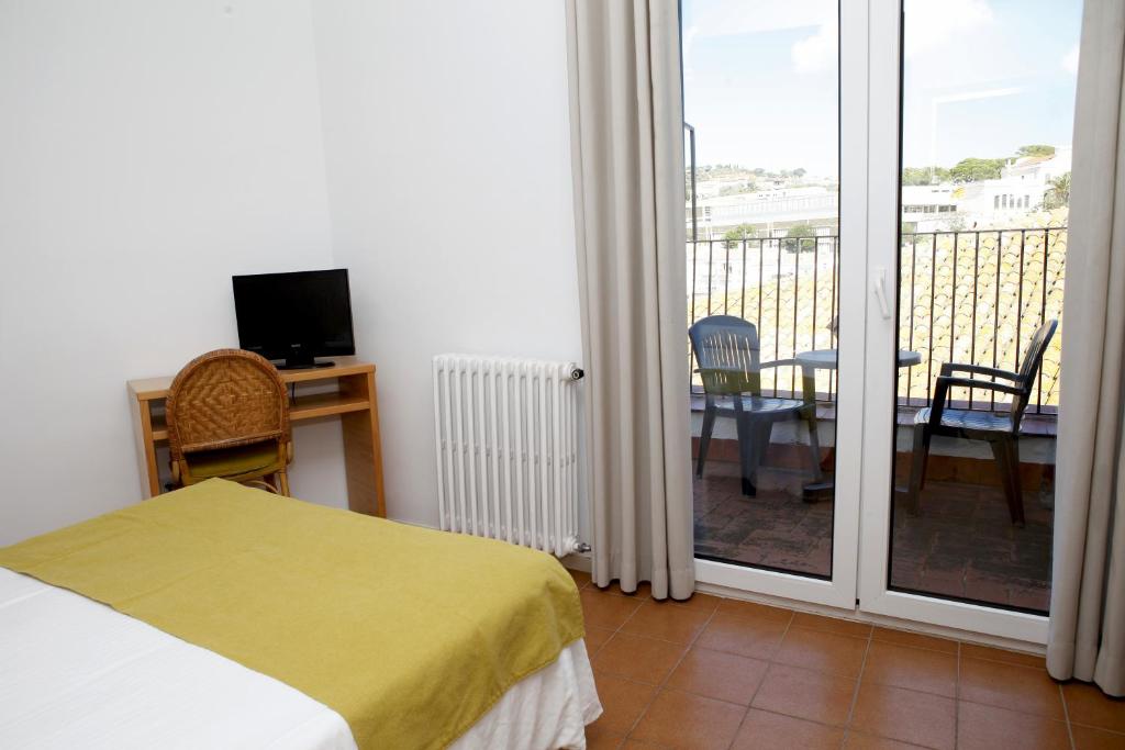 Balkón nebo terasa v ubytování Hotel Ubaldo