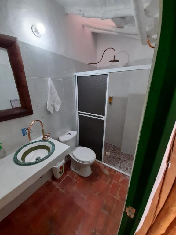 Un baño de Posada Sueños de Antonio