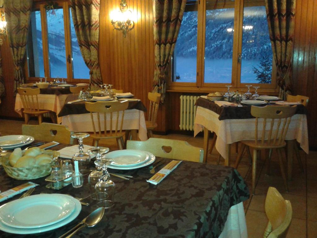 Restaurace v ubytování Hotel Alpe Fleurie