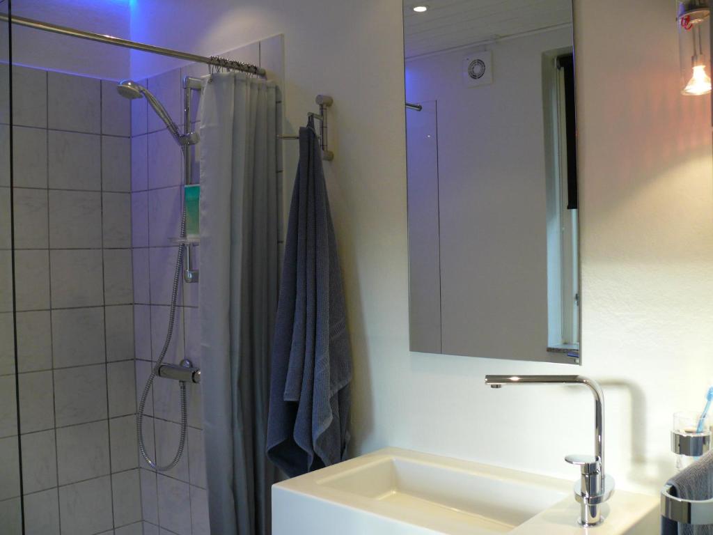 Koupelna v ubytování Holiday Home Fredensvang