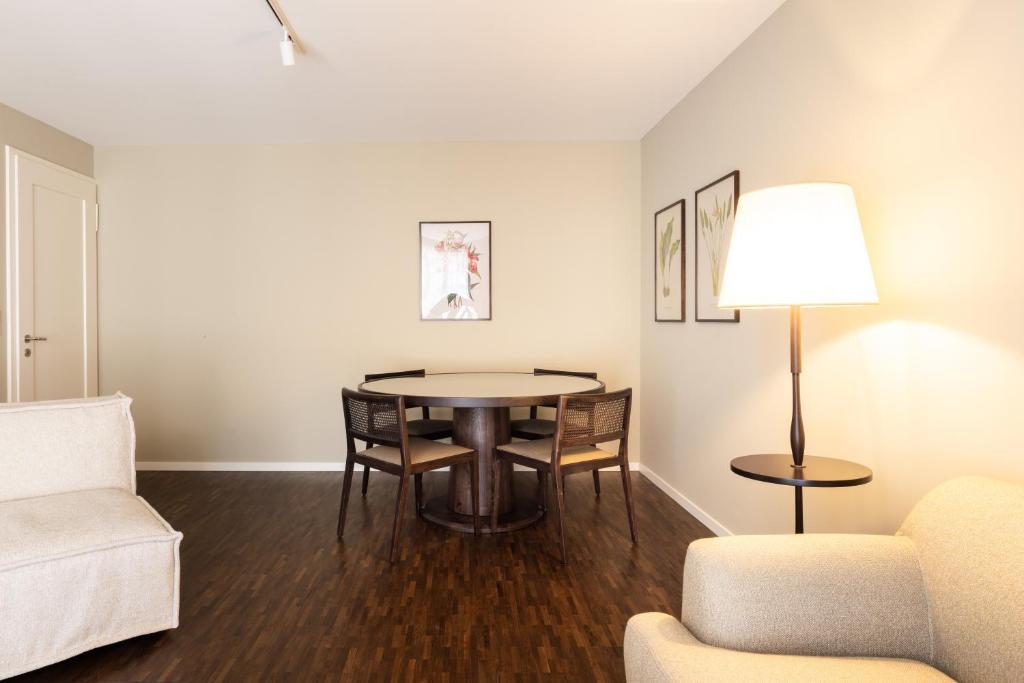 Posezení v ubytování EMA House Serviced Apartments Superior Seefeld