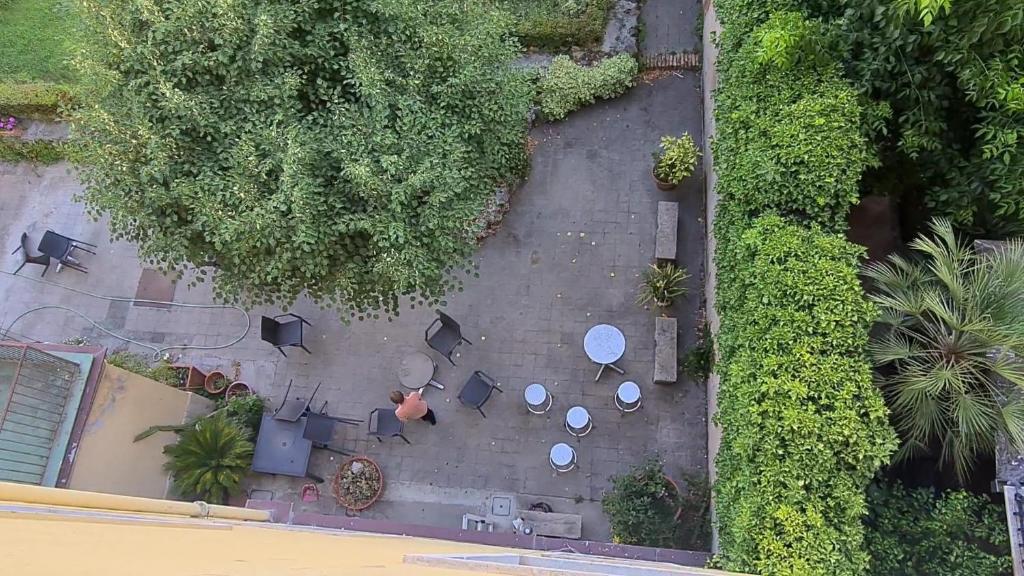 A garden outside Villa Riari Garden