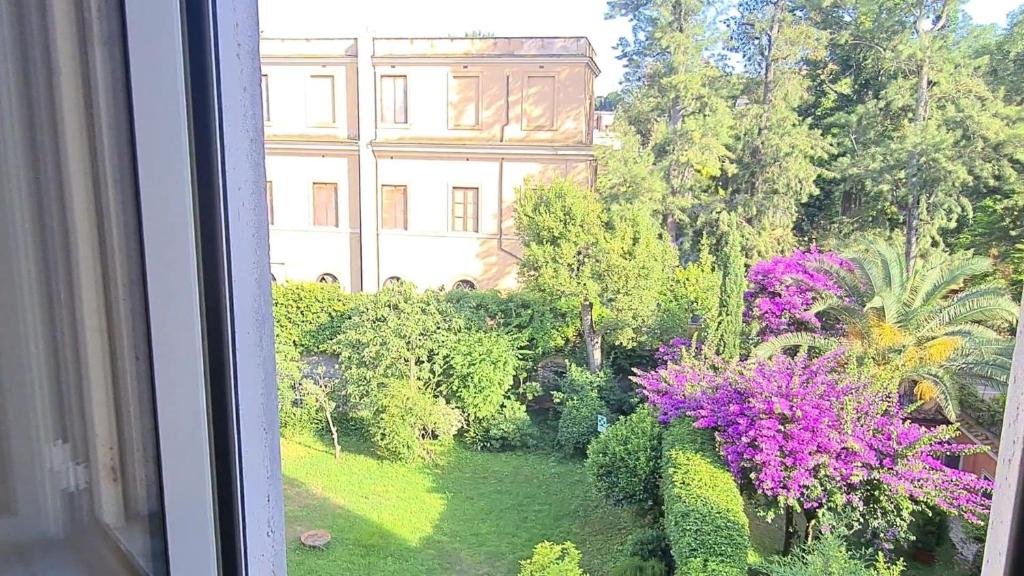 A garden outside Villa Riari Garden