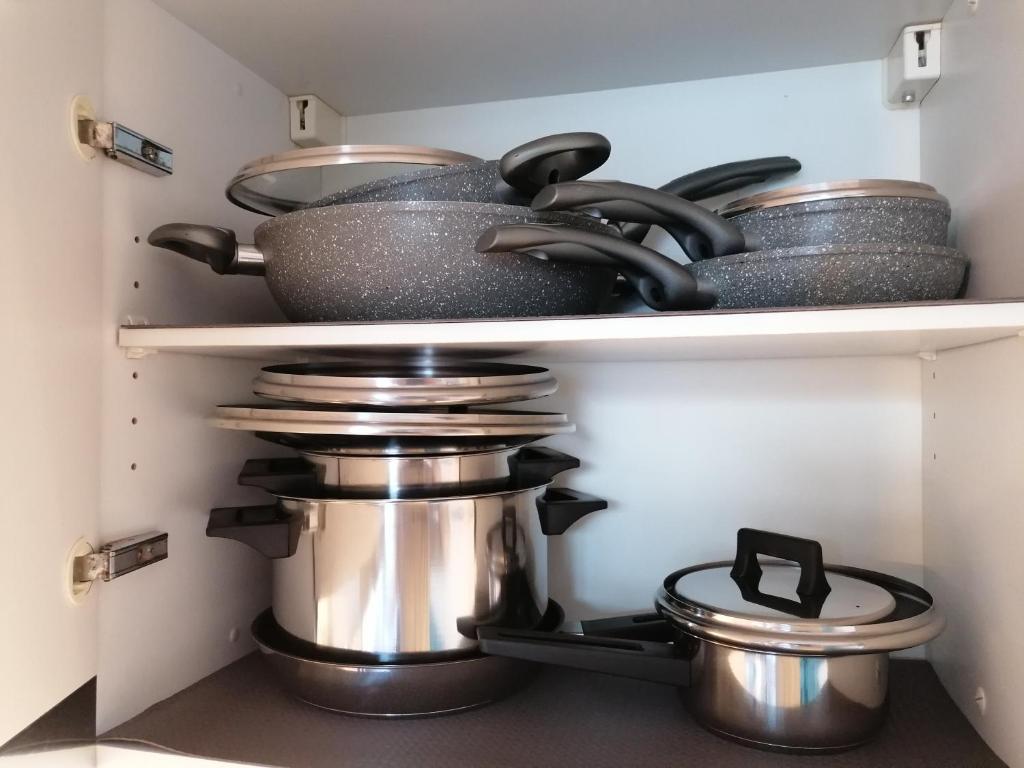 A kitchen or kitchenette at Mare Verde Alloggio con dheors
