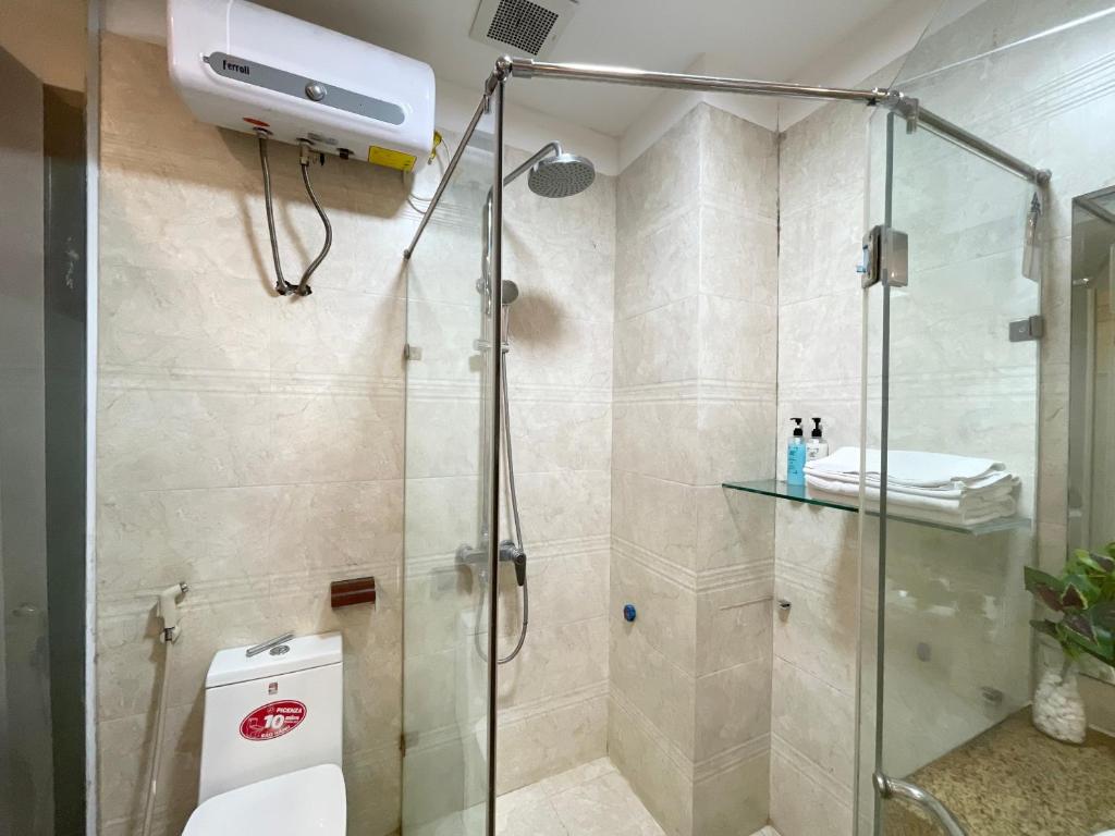 Koupelna v ubytování Mely Hotel Hà Nội