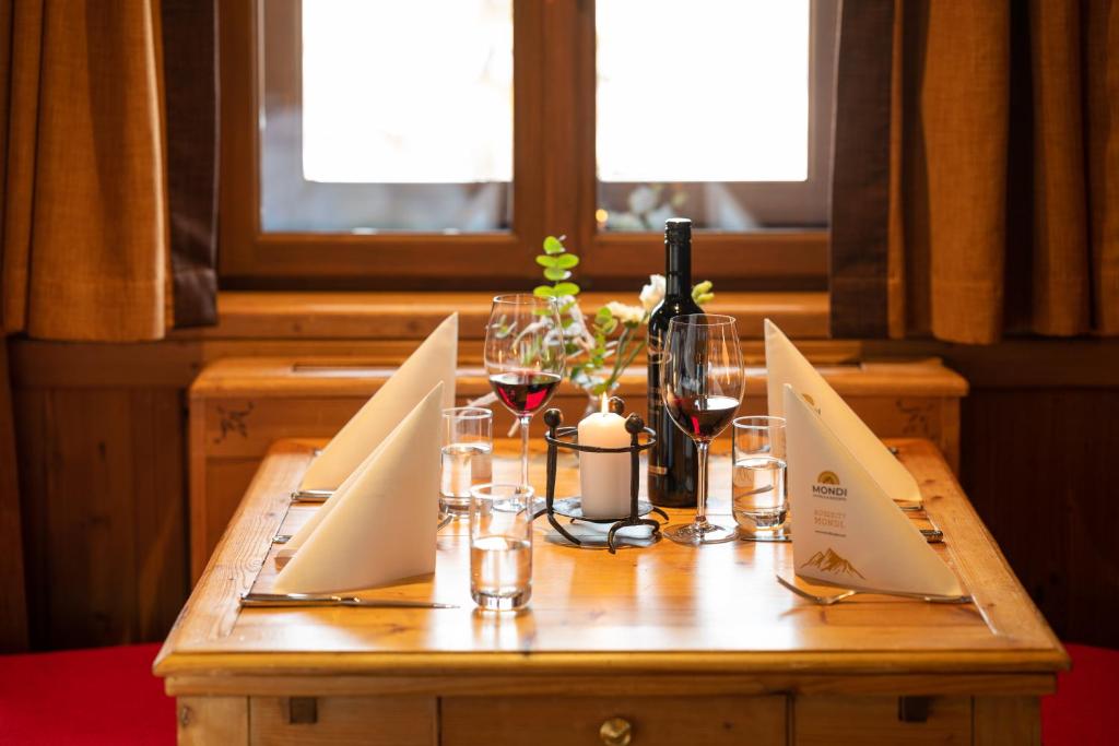 Nápoje v ubytování MONDI Schiefe Alm Gastein