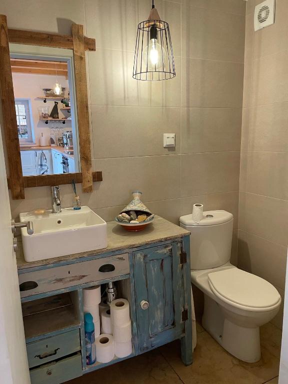 Koupelna v ubytování Casa Holi