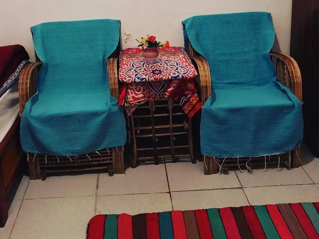 Posezení v ubytování اللوكاندة الجديدة New Hotel