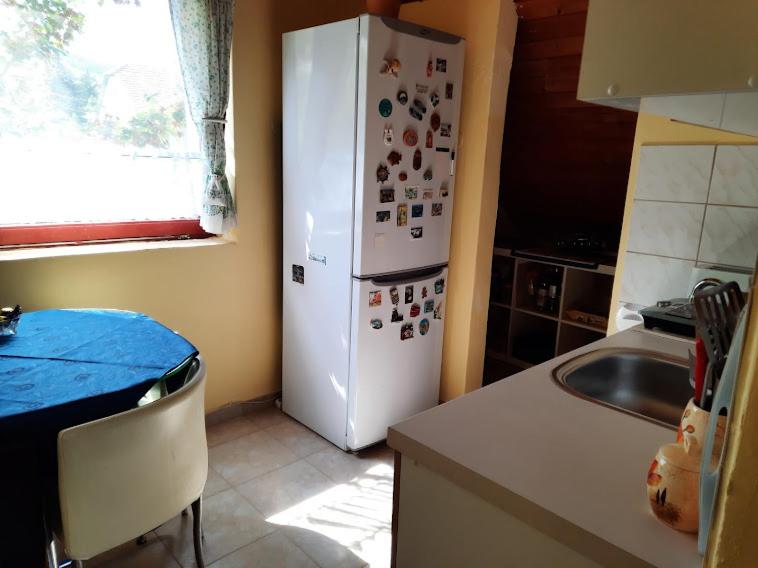 Kuchyň nebo kuchyňský kout v ubytování Tahi Apartman
