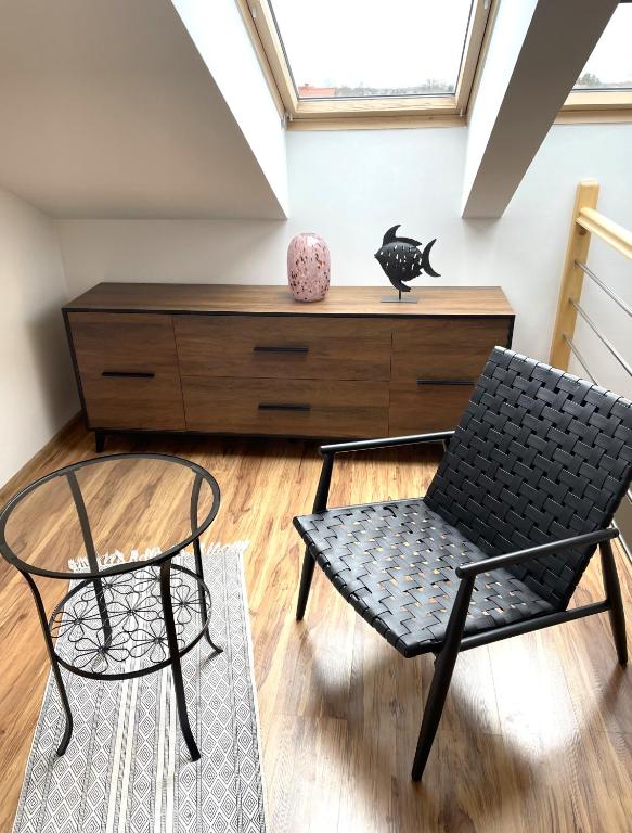 Posezení v ubytování Apartament Aga