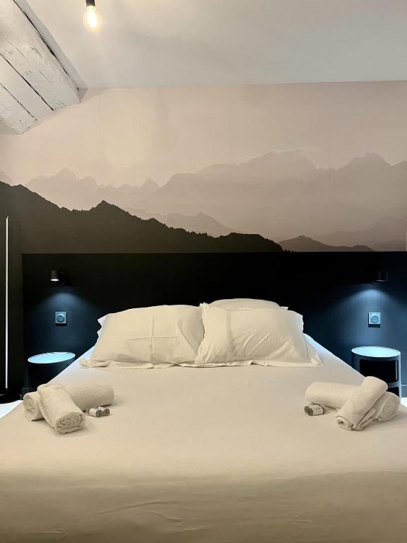 Posteľ alebo postele v izbe v ubytovaní Le Loft Carnot - Apartment in the heart of the city