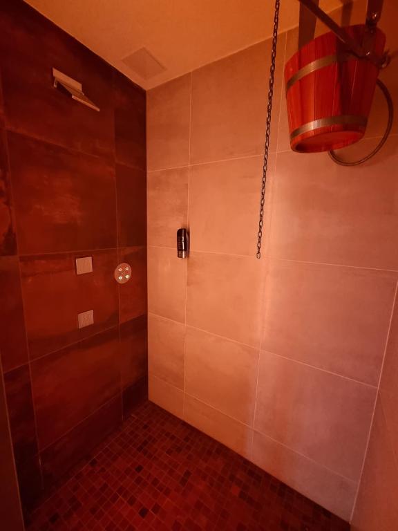 Kúpeľňa v ubytovaní Penzion Modrava