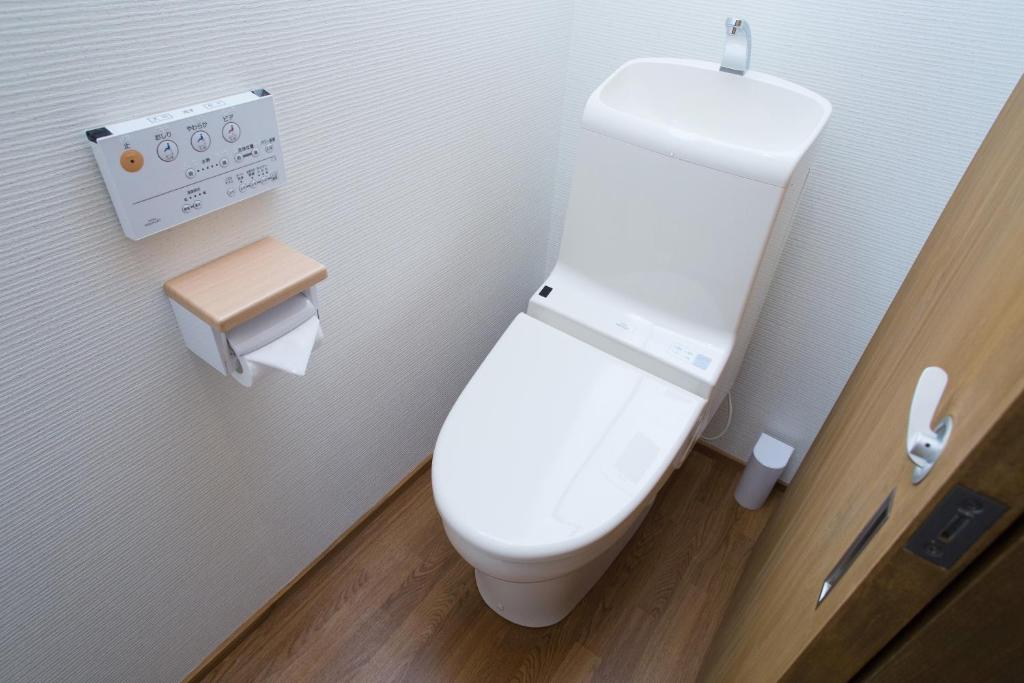 Koupelna v ubytování Ebisu Ryokan
