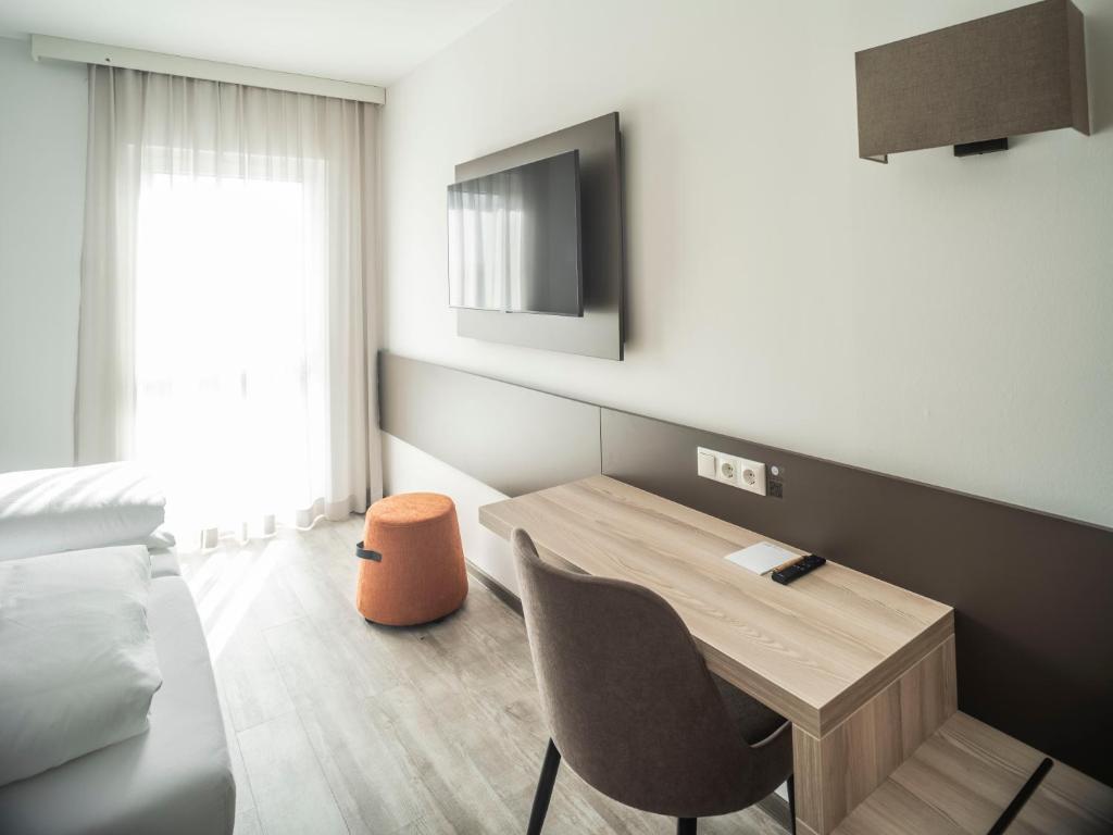 TV a/nebo společenská místnost v ubytování Motel Waidhofen an der Thaya